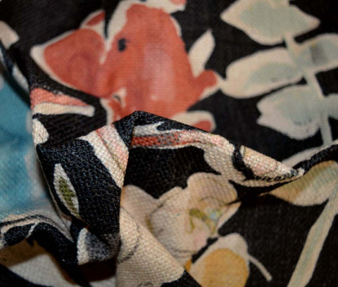 Kira Black Regal Fabric