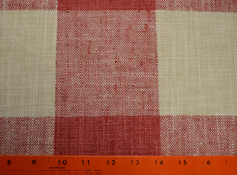 New Check Please Raspberry P Kaufmann Fabric