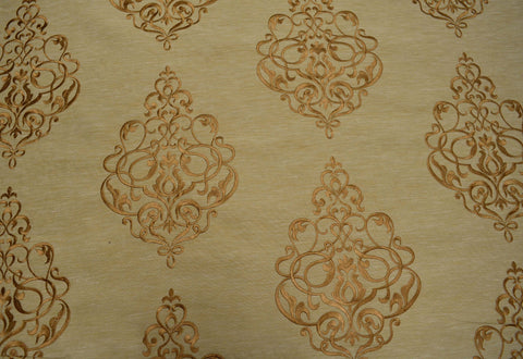 Buckingham Vintage Gold Covington Fabric