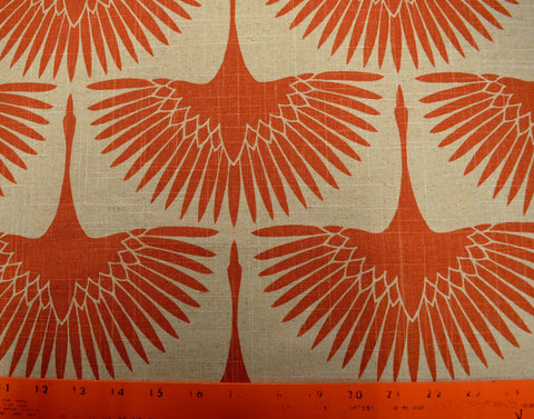 Flock Circa Tigerlily Waverly Fabric