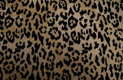 Wild Thing Coin Leopard Spot Cut Velvet Abbey Shea Fabric