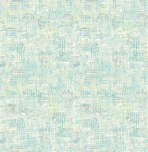 Avalon Aqua Weave Wallpaper