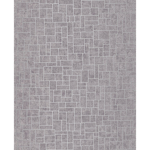 Evolve Etude Purple Geometric Wallpaper