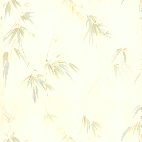 For Your Bath III Atlis Beige Bamboo  Wallpaper