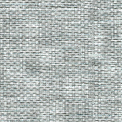 2758-8017 Bay Ridge Blue Faux Grasscloth Wallpaper