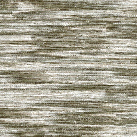 2758-8045 Mabe Taupe Faux Grasscloth Wallpaper
