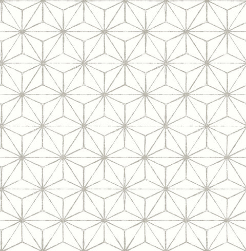 2764-24310 Orion Grey Geometric Wallpaper