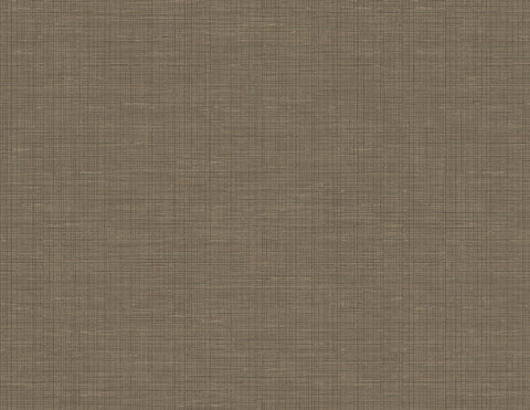 Alix Dark Brown Twill Wallpaper