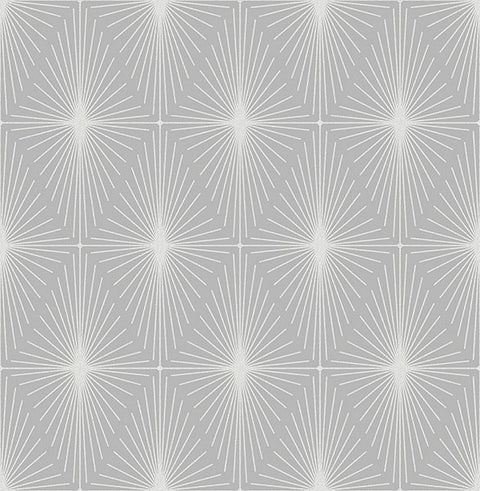 2766-23871 Draper Grey Geometric Wallpaper