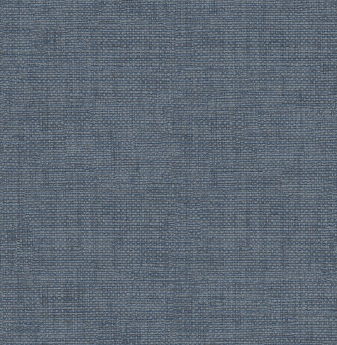 2767-003037 Twine Blue Grass Weave Wallpaper