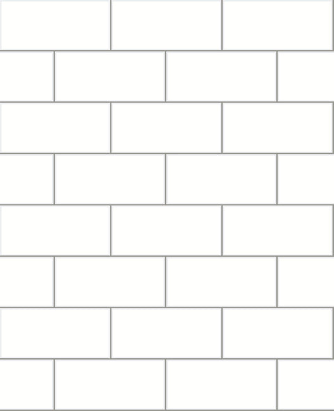 2767-23750 Galley Off-White Subway Tile Wallpaper