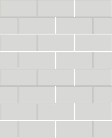 2767-23752 Galley Light Grey Subway Tile Wallpaper