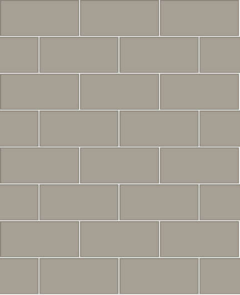 2767-23753 Galley Dark Grey Subway Tile Wallpaper