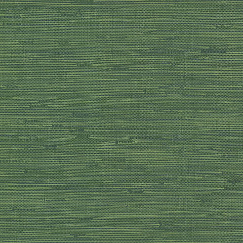 2767-24419 Fiber Green Weave Texture Wallpaper