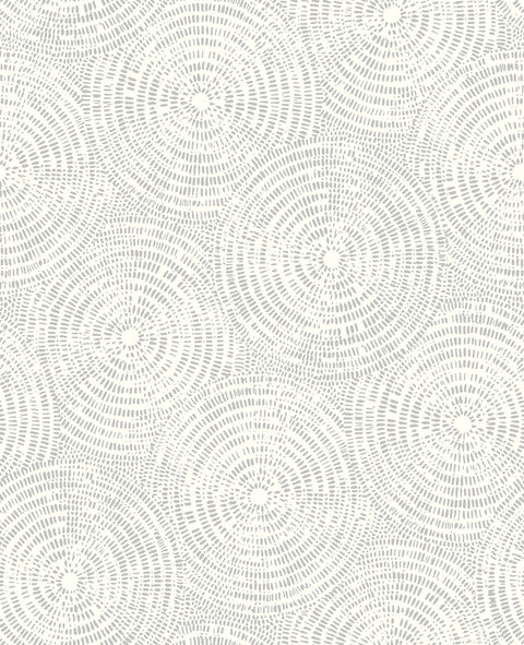 Vatten Grey Shibori Wallpaper
