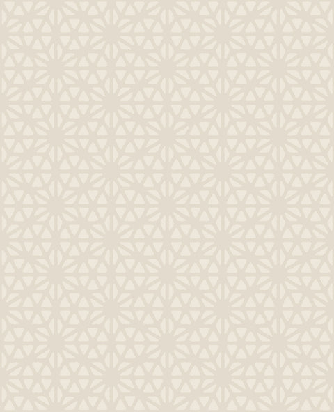 Billie Neutral Geometric Wallpaper