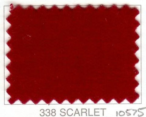 Velvet Upholstery Fabric Como 338 Scarlet