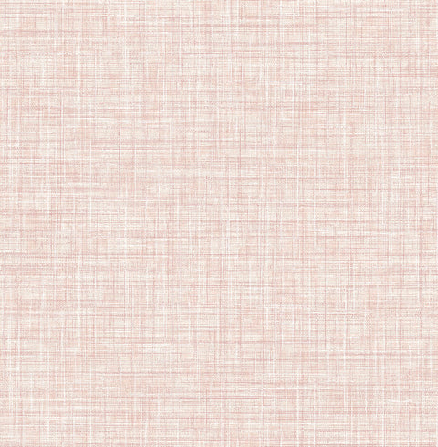Poise Pink Linen Wallpaper