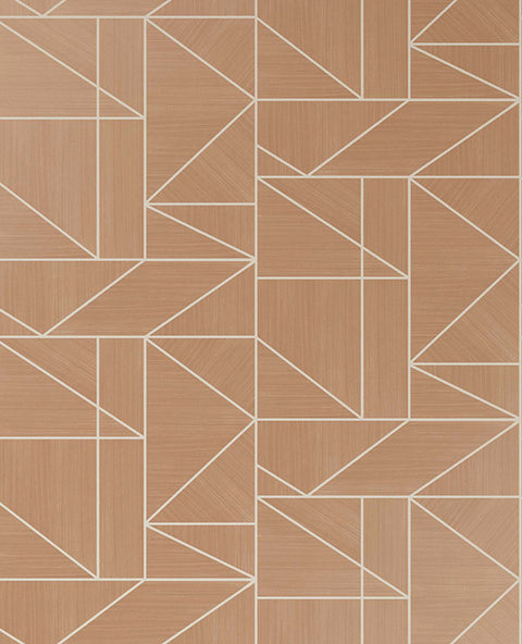 2813-M1382 Ina Rose Geometric Wallpaper