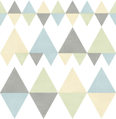 2821-25130 Trilogy Multicolor Geometric Wallpaper