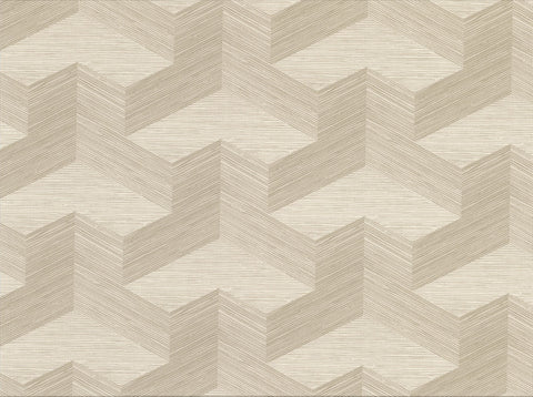 2829-82057 Y Knot Neutral Geometric Texture Wallpaper