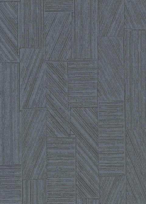 2830-2757 Kensho Charcoal Parquet Wood Wallpaper
