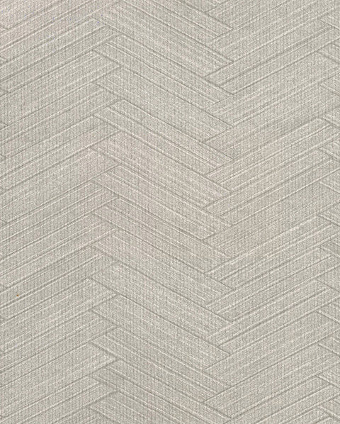 2830-2763 Karma Light Grey Herringhone Weave Wallpaper