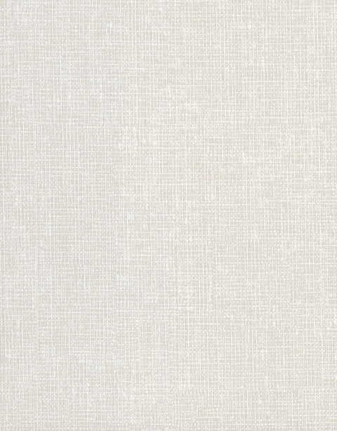 2830-2765 Arya Ivory Fabric Texture Wallpaper