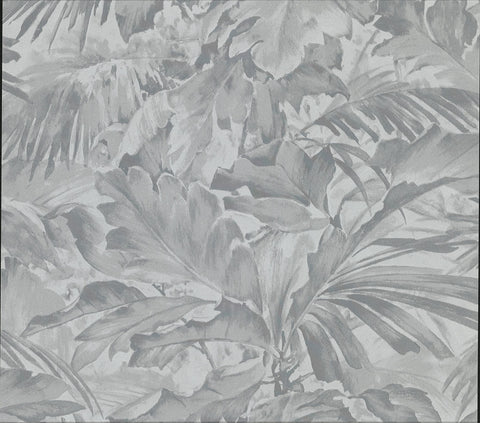 2834-529241 Boyce Grey Botanical Wallpaper