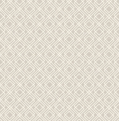 2836-22022 Puck Light Brown Geometric Wallpaper