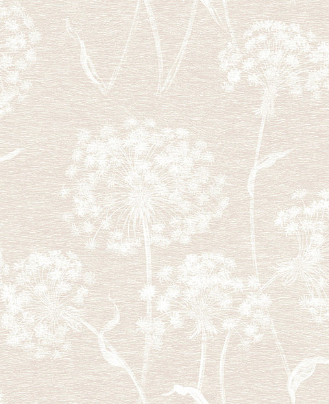 2836-24578 Horatio Cream Dandelion Wallpaper