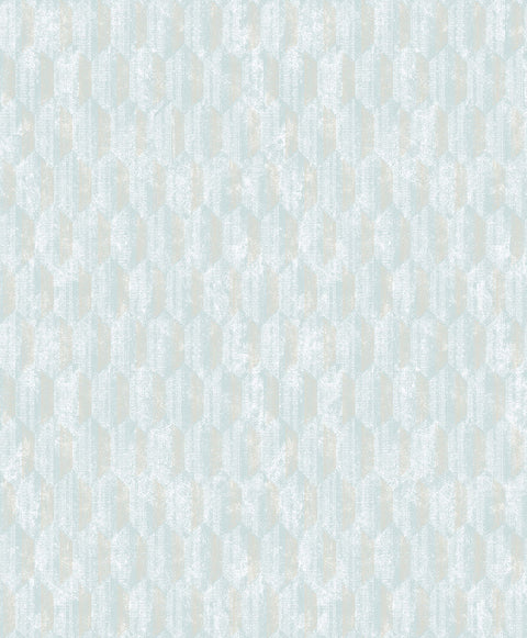 2838-IH2212 Kendall Light Blue Geometric Wallpaper