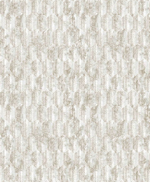 2838-IH2214 Kendall Off-White Geometric Wallpaper