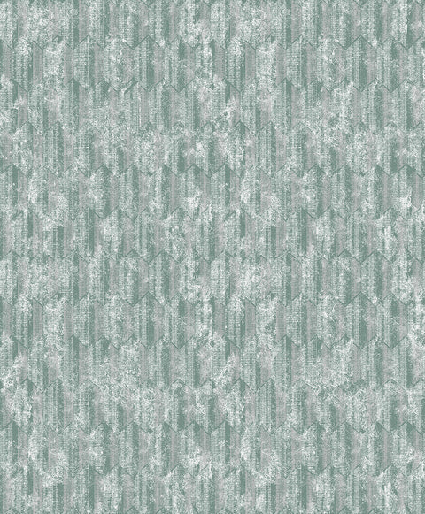 2838-IH2216 Kendall Teal Geometric Wallpaper