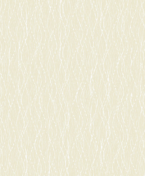 2838-IH2222 Quinn Light Yellow Twist Wallpaper