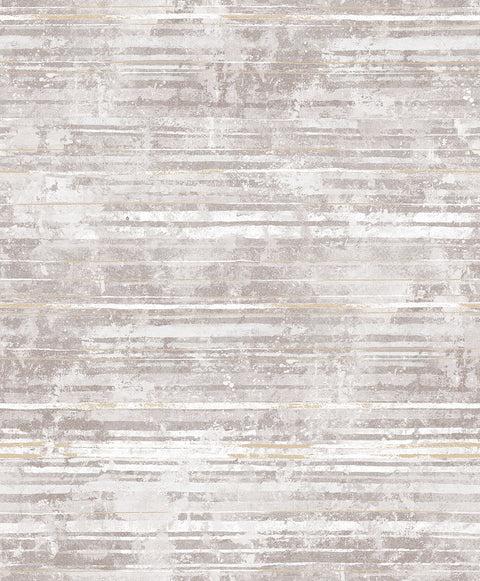 2838-IH2257 Makayla Mauve Distressed Stripe Wallpaper