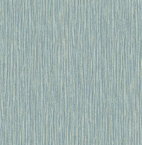2861-25420 Raffia Aqua Faux Grasscloth Wallpaper