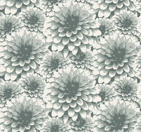 2861-87520 Umbra Teal Floral Wallpaper