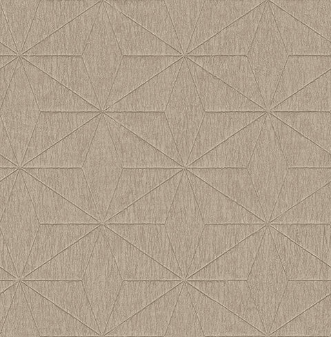 2896-25340 Bernice Gold Diamond Geometric Wallpaper