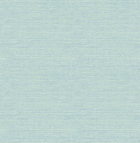 2901-24282 Agave Bliss Teal Faux Grasscloth Wallpaper