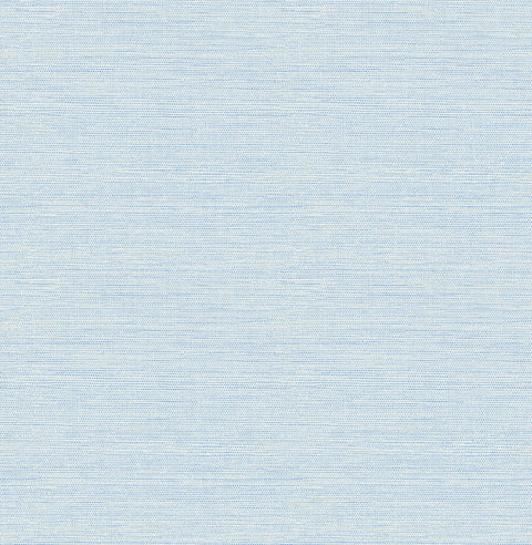 2901-24283 Agave Bliss Sky Blue Faux Grasscloth Wallpaper