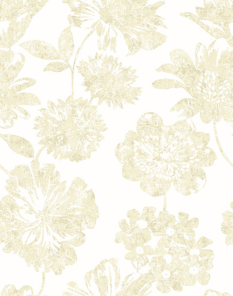 2901-25417 Folia Beige Floral Wallpaper
