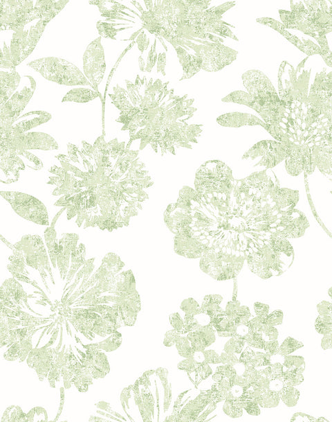 2901-25418 Folia Aqua Floral Wallpaper
