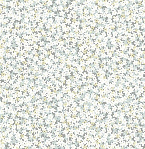 2901-25444 Giverny Multicolor Miniature Floral Wallpaper