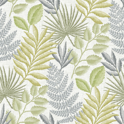 2901-87503 Palomas Grey Botanical Wallpaper