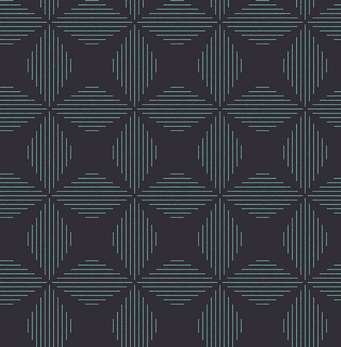 2902-25508 Telestar Navy Geometric Wallpaper