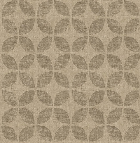 2902-25514 Polaris Brass Geometric Wallpaper