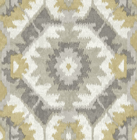 2902-25549 Kazac Grey Shibori Wallpaper