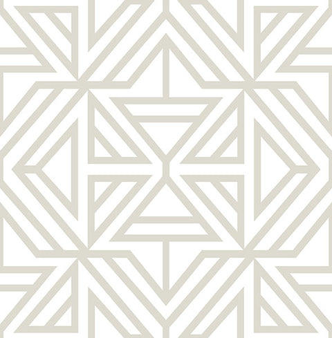 2902-25554 Helios Bone Geometric Wallpaper