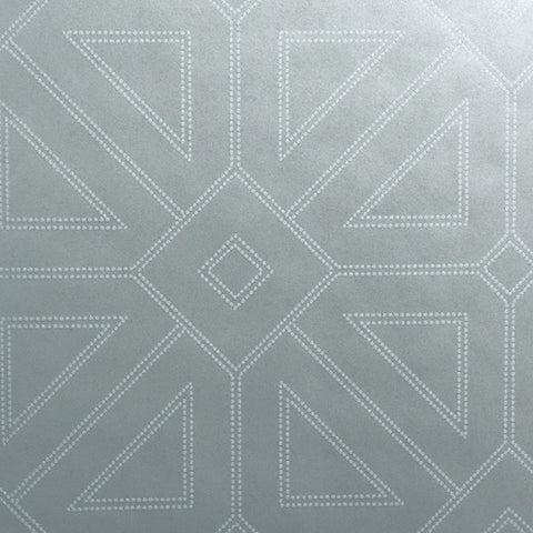 2902-87334 Voltaire Silver Geometric Wallpaper